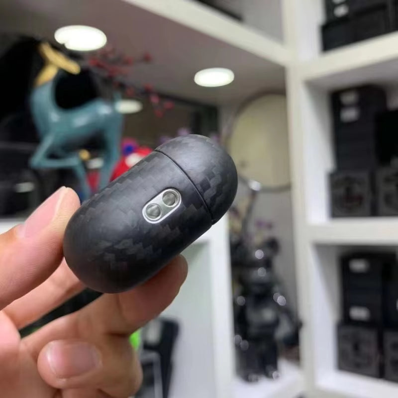 Real Carbon Fiber Earphone Case for Apple Airpods Pro 2(2022)Carbon Fiber Earphone Wireless Bluetooth for Airpods Pro(2021) Case