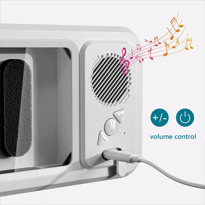 Bathroom Waterproof Phone Case with Bluetooth Speaker Wall Mount Phone Holder Stand Anti-Fog for Showering Bathe Kitchen