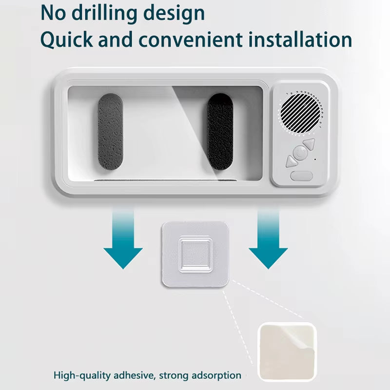 Bathroom Waterproof Phone Case with Bluetooth Speaker Wall Mount Phone Holder Stand Anti-Fog for Showering Bathe Kitchen