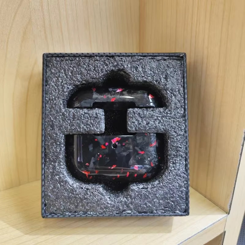 Real Carbon Fiber Earphone Case for Apple Airpods Pro 2(2022)Carbon Fiber Earphone Wireless Bluetooth for Airpods Pro(2021) Case