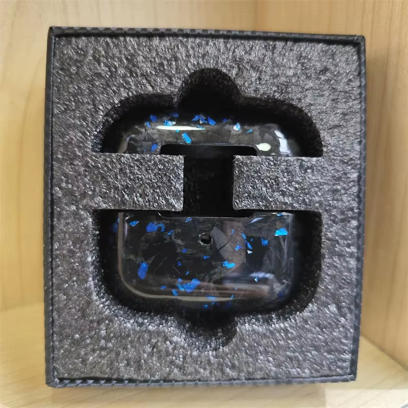 Real Carbon Fiber Earphone Case for Apple Airpods Pro 2(2022)Carbon Fiber Earphone Wireless Bluetooth for Airpods Pro(2021) Case